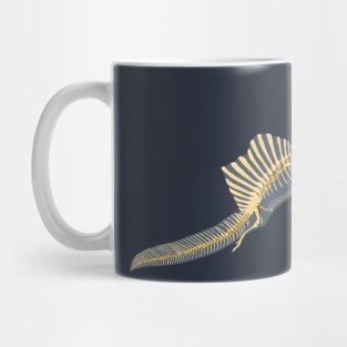 Spinosaurus Aegyptiacus (skeleton and silhouette surfacing) Mug